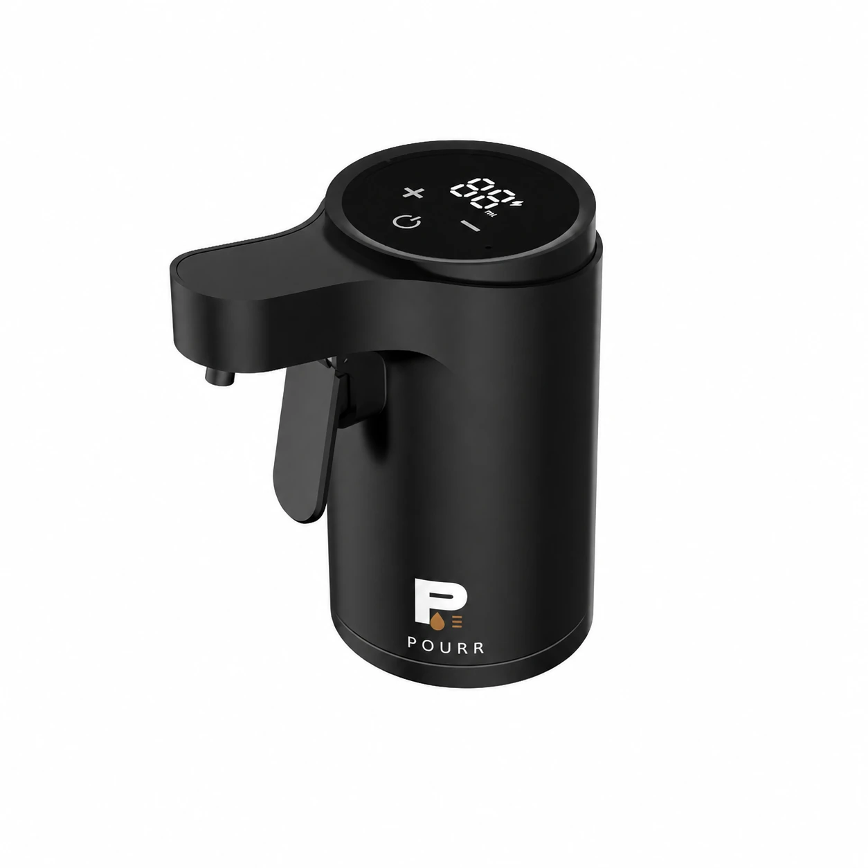 Black POURR digital dispenser
